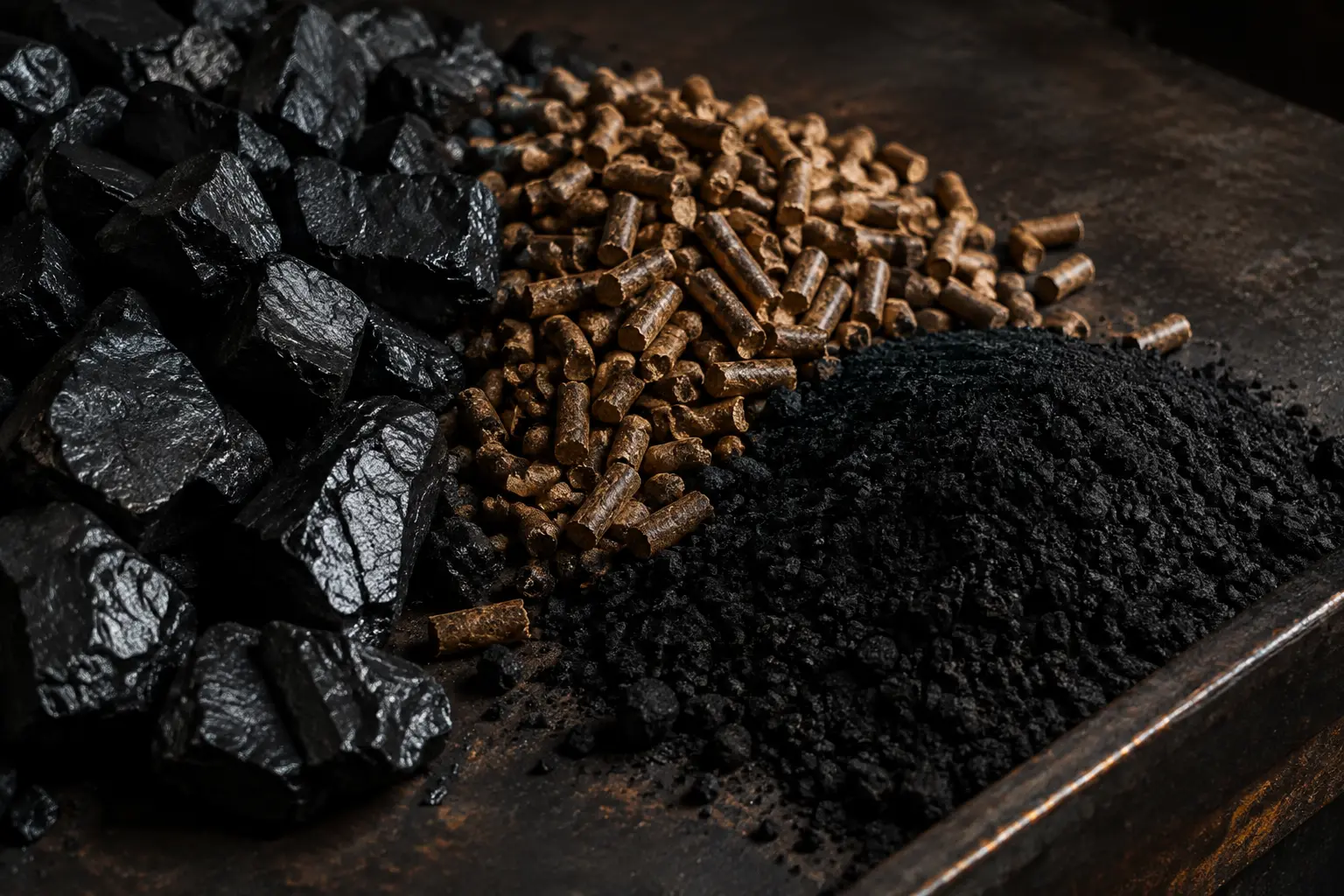 Węgiel, miał i pellet - produkty opałowe